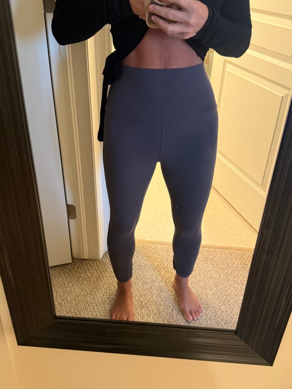 lululemon athletica High-Rise Purple/Gray Leggings
